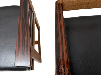 Two Art Deco Modernist Armchairs by Anton Lucas for N.V. Meubelkunst, 1920s